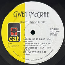 画像をギャラリービューアに読み込む, GWEN McCRAE / SOMETHING SO RIGHT
