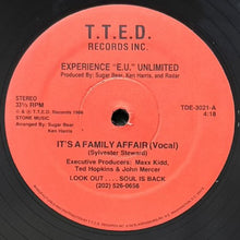 画像をギャラリービューアに読み込む, EXPERIENCE UNLIMITED / IT&#39;S A FAMILY AFFAIR
