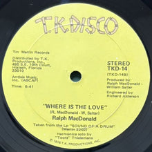 画像をギャラリービューアに読み込む, RALPH MacDONALD / CALYPSO BREAKDOWN/WHERE IS THE LOVE
