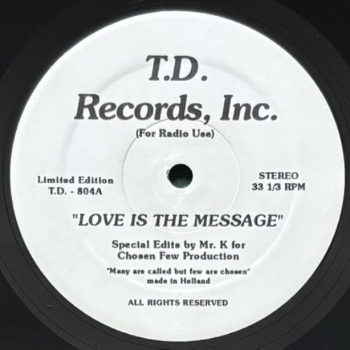 MFSB/CHI-LITES / LOVE IS THE MESSAGE/MY FIRST MISTAKE