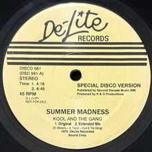 画像をギャラリービューアに読み込む, KOOL &amp; THE GANG / SUMMER MADNESS
