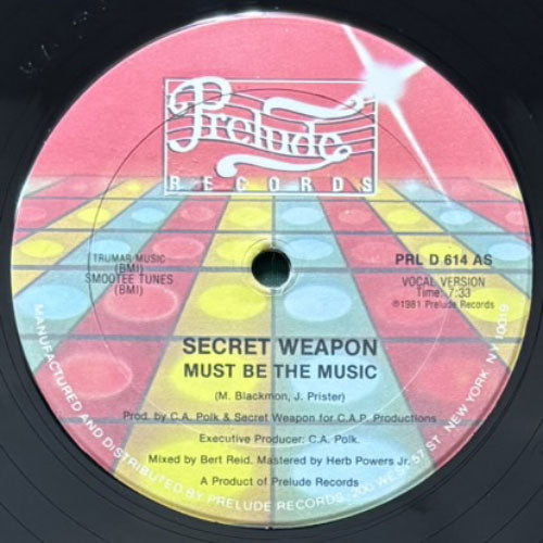 SECRET WEAPON / MUST BE THE MUSIC