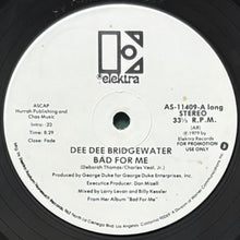 画像をギャラリービューアに読み込む, DEE DEE BRIDGEWATER / BAD FOR ME
