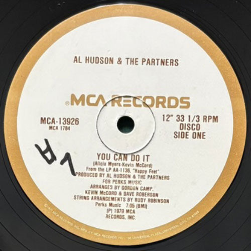 AL HUDSON & THE PARTNERS / YOU CAN DO IT/I DON'T WANT YOU TO LEAVE ME