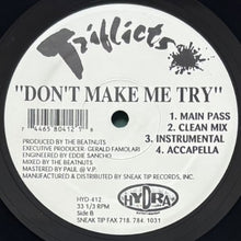 画像をギャラリービューアに読み込む, TRIFLICTS / GENUINE/DON&#39;T MAKE ME TRY
