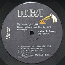 画像をギャラリービューアに読み込む, HENRY MANCINI / SYMPHONIC SOUL
