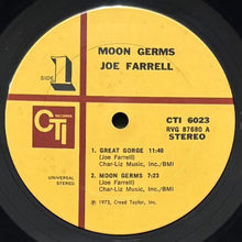 画像をギャラリービューアに読み込む, JOE FARRELL / MOON GERMS
