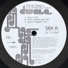 画像をギャラリービューアに読み込む, DWELE / I THINK I LOVE YOU (REMIX)
