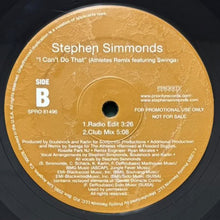 画像をギャラリービューアに読み込む, STEPHEN SIMMONDS / ALONE/I CAN&#39;T DO THAT
