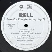 画像をギャラリービューアに読み込む, RELL featuring JAY-Z / LOVE FOR FREE
