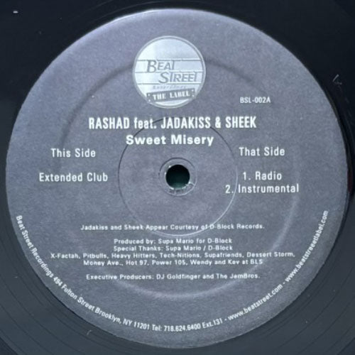 RASHAD featuring JADAKISS & SHEEK LOUCH / SWEET MISERY