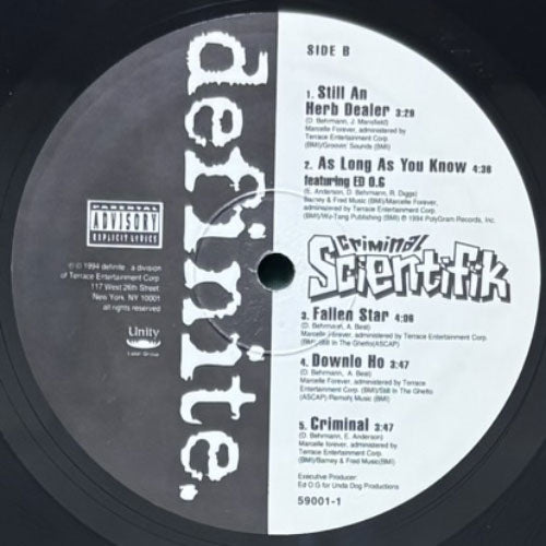 SCIENTIFIK / CRIMINAL – VINYL CHAMBER