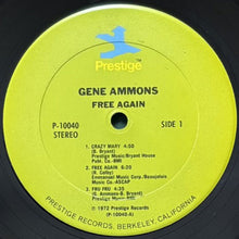 画像をギャラリービューアに読み込む, GENE AMMONS / FREE AGAIN
