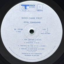 画像をギャラリービューアに読み込む, PETER TOWNSHEND / WHO CAME FIRST
