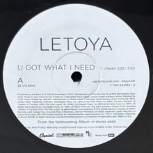 画像をギャラリービューアに読み込む, LETOYA / U GOT WHAT I NEED

