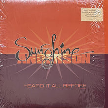 画像をギャラリービューアに読み込む, SUNSHINE ANDERSON / HEARD IT ALL BEFORE
