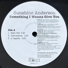 画像をギャラリービューアに読み込む, SUNSHINE ANDERSON / SOMETHING I WANNA GIVE YOU
