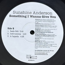 画像をギャラリービューアに読み込む, SUNSHINE ANDERSON / SOMETHING I WANNA GIVE YOU
