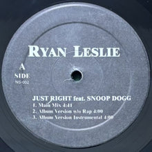 画像をギャラリービューアに読み込む, RYAN LESLIE / JUST RIGHT/THE WAY THAT U MOVE, GIRL!
