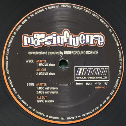 Mass Influence / アルバム+シングル2枚 MASS INFLUENCE / ANALYZE/ALL OUT – VINYL CHAMBER