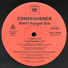 画像をギャラリービューアに読み込む, CONSEQUENCE / DON'T FORGET EM
