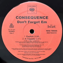 画像をギャラリービューアに読み込む, CONSEQUENCE / DON'T FORGET EM
