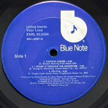 画像をギャラリービューアに読み込む, EARL KLUGH / LIVING INSIDE YOUR LOVE
