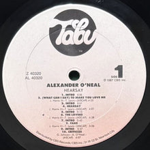 画像をギャラリービューアに読み込む, ALEXANDER O'NEAL / HEARSAY
