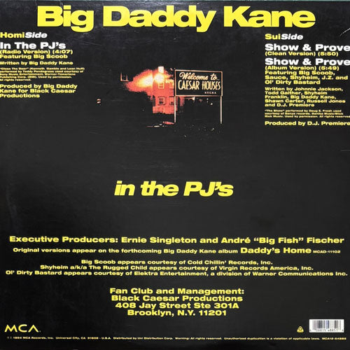 BIG DADDY KANE / IN THE PJ'S/SHOW & PROVE – VINYL CHAMBER