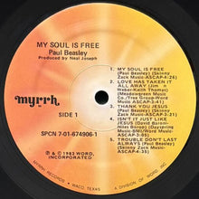 画像をギャラリービューアに読み込む, PAUL BEASLEY / MY SOUL IS FREE
