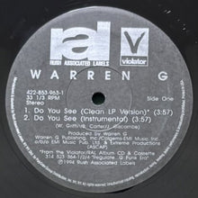 画像をギャラリービューアに読み込む, WARREN G / DO YOU SEE/WHAT'S NEXT
