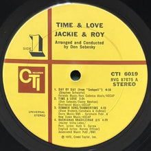 画像をギャラリービューアに読み込む, JACKIE &amp; ROY / TIME &amp; LOVE
