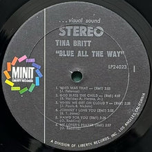 画像をギャラリービューアに読み込む, TINA BRITT / BLUE ALL THE WAY
