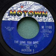 画像をギャラリービューアに読み込む, JACKSON 5 / THE LOVE YOU SAVE/I FOUND THAT GIRL
