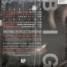 画像をギャラリービューアに読み込む, NOTORIOUS B.I.G. / JUICY/UNBELIEVABLE
