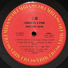 画像をギャラリービューアに読み込む, CHERYL LYNN / INSTANT LOVE
