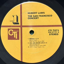 画像をギャラリービューアに読み込む, HUBERT LAWS / THE SAN FRANCISCO CONCERT
