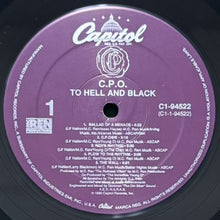 画像をギャラリービューアに読み込む, C.P.O. / TO HELL AND BLACK
