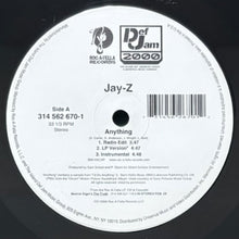 画像をギャラリービューアに読み込む, JAY-Z / ANYTHING/BIG PIMPIN'
