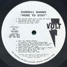 画像をギャラリービューアに読み込む, DARRELL BANKS / HERE TO STAY
