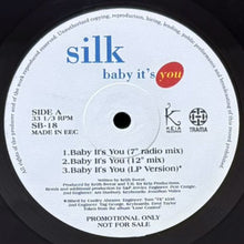 画像をギャラリービューアに読み込む, SILK / BABY IT'S YOU
