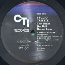 画像をギャラリービューアに読み込む, CHET BAKER/JIM HALL/HUBERT LAWS / STUDIO TRIESTE
