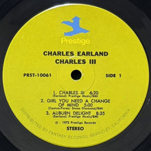 画像をギャラリービューアに読み込む, CHARLES EARLAND / CHARLES III
