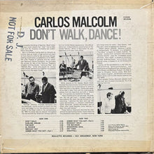 画像をギャラリービューアに読み込む, CARLOS MALCOLM / DON'T WALK: DANCE!
