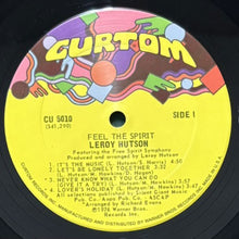 画像をギャラリービューアに読み込む, LEROY HUTSON / FEEL THE SPIRIT
