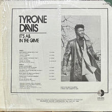 画像をギャラリービューアに読み込む, TYRONE DAVIS / IT'S ALL IN THE GAME
