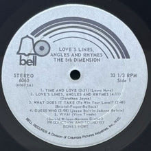 画像をギャラリービューアに読み込む, 5TH DIMENSION / LOVE'S LINES, ANGLES AND RHYMES
