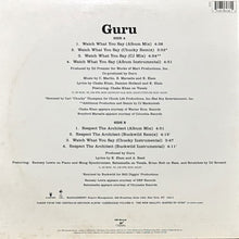 画像をギャラリービューアに読み込む, GURU / WATCH WHAT YOU SAY/RESPECT THE ARCHITECT
