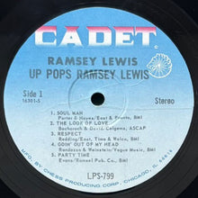 画像をギャラリービューアに読み込む, RAMSEY LEWIS / UP POPS RAMSEY LEWIS
