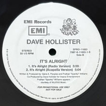 画像をギャラリービューアに読み込む, DAVE HOLLISTER / IT'S ALRIGHT
